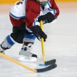 Youth hockey player