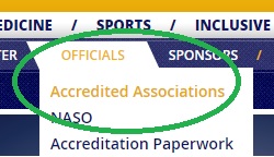 Official's Associations in California